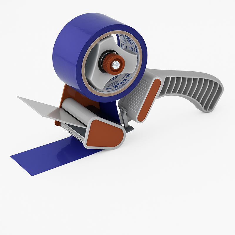 Premium Industrial Carton Sealer Metal Tape Gun Dispenser with Tension Control Fits 48mm Packaging Tape