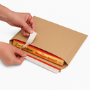 Premium Mailing Envelopes 400gsm Rigid Card Expandable 30mm Design Peel  Seal Tear Strip Perfect for Secure Shipping