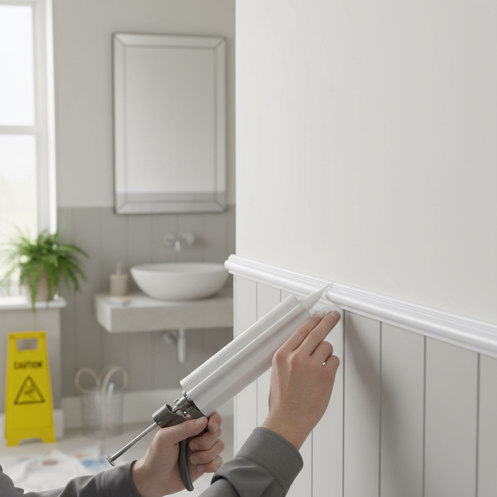 Premium Water-Resistant Decorative Moulding 2.4m Length, 14mm Thickness for Contemporary Finishing Touches