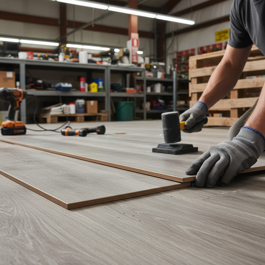 Premium 5mm Rigid Core Vinyl Flooring with Waterproof Surface and Click Fitting System for Luxurious Wood Effect Finish