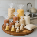 Premium Clear Polythene Bags  Medium Duty 1,000 Bulk Pack Waterproof Packaging for Home Retail Industrial