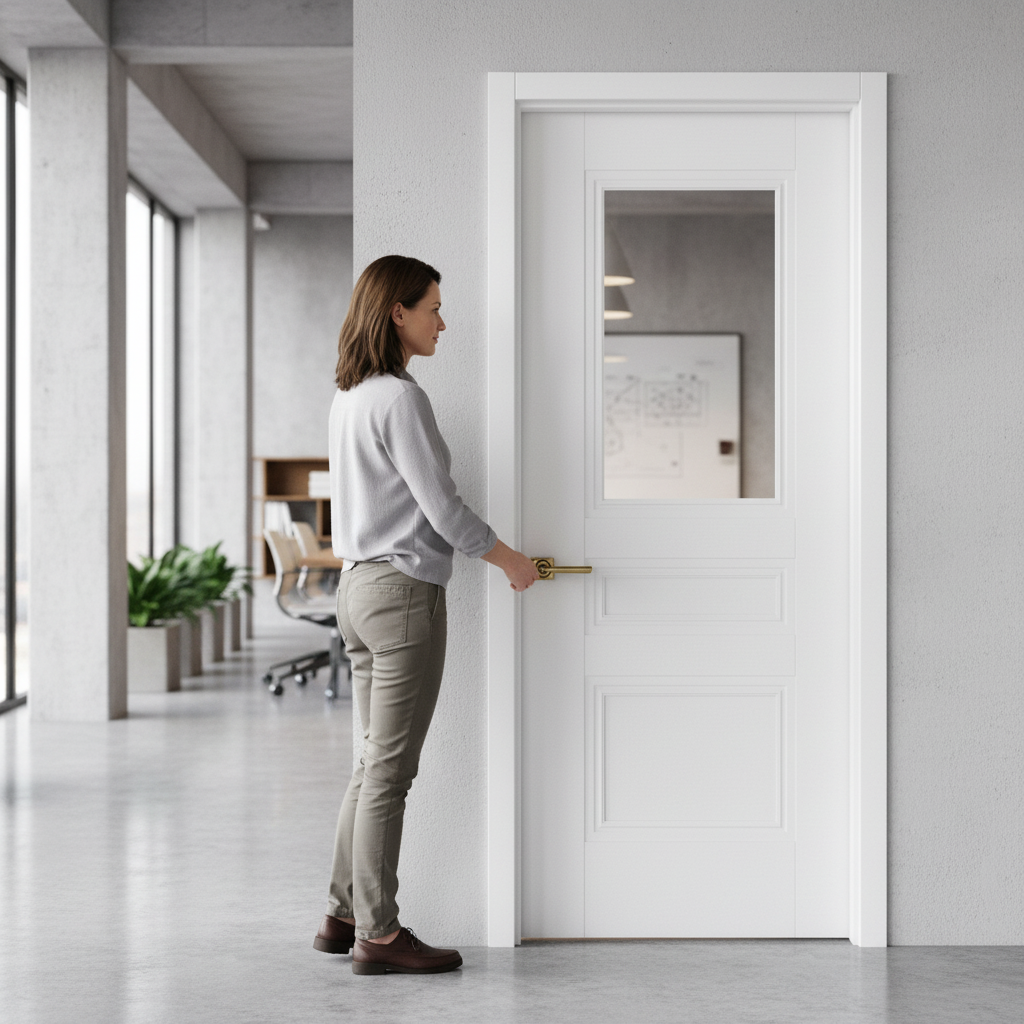 Internal Primed Elegance Henley Glazed Door