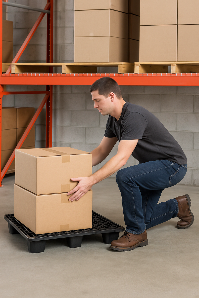 Heavy-Duty Plastic Pallets Industrial Strength Recyclable Lightweight Perfect for Warehouses Logistics