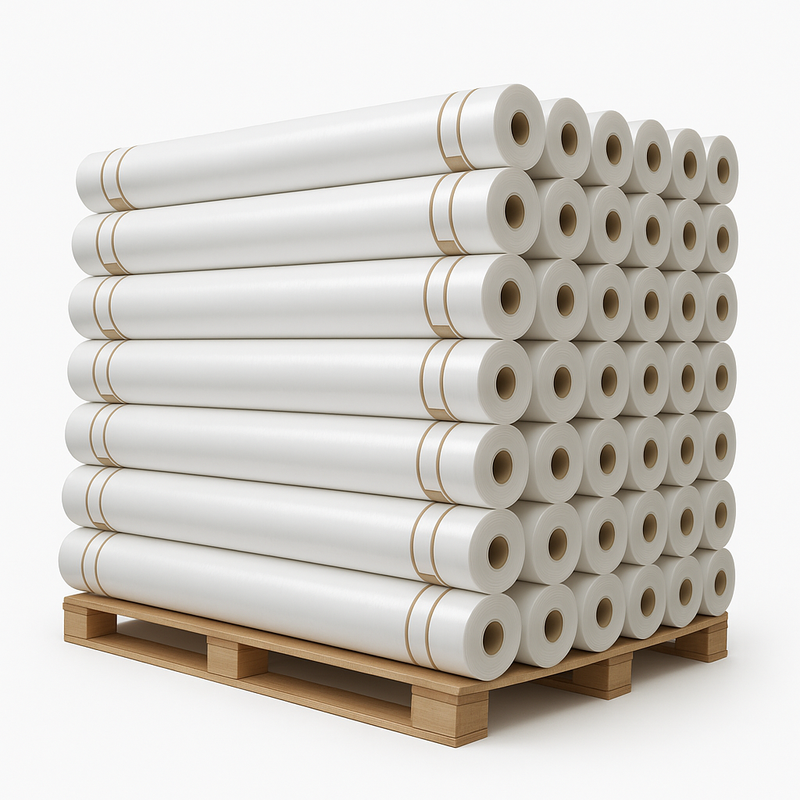 Premium Flame Retardant Polythene Sheeting 4m x 50m, 200m² Roll Medium Duty Certified1207 Protection