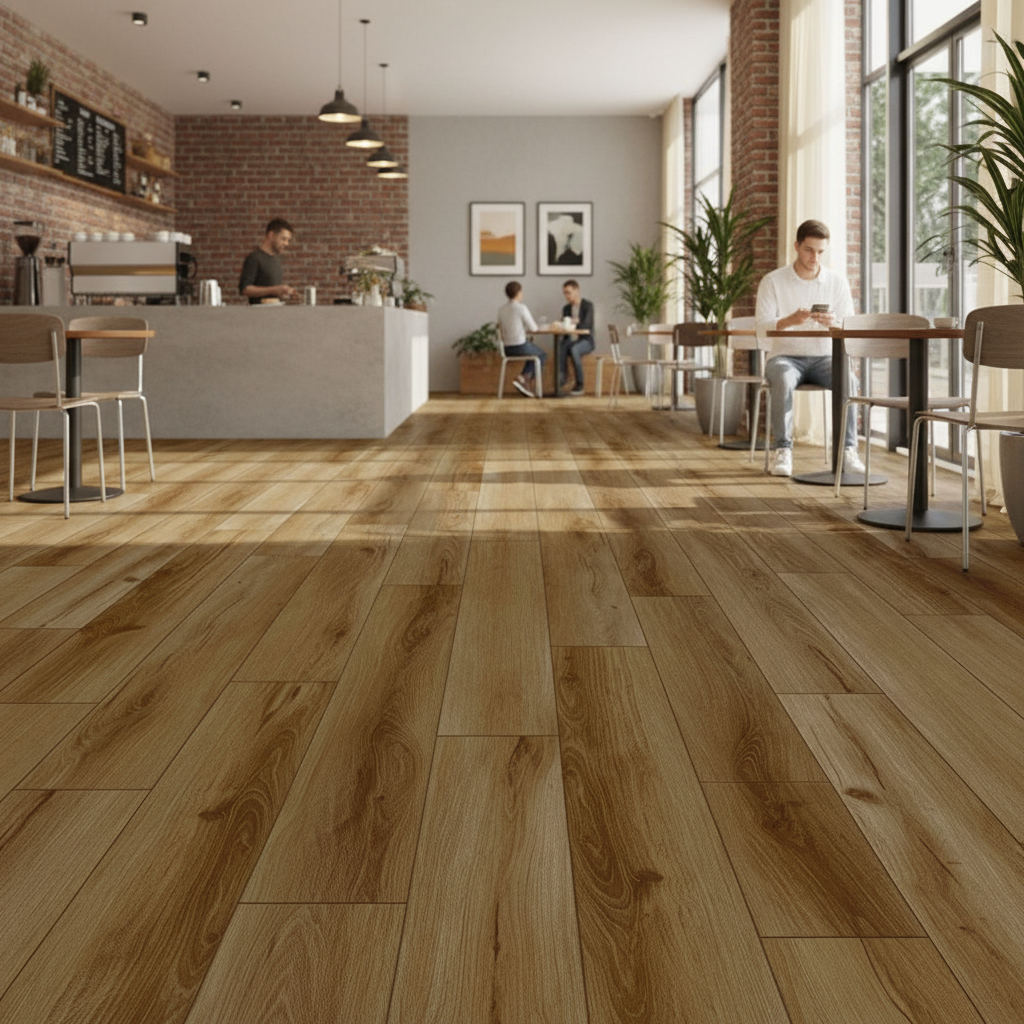 Rigid Core Vinyl Flooring 5mm - Embossed UV Coated