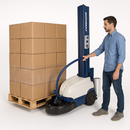 Premium Robot Master Mobile Pallet Wrapper High-Performance Unlimited Loads Built-In Battery Charger