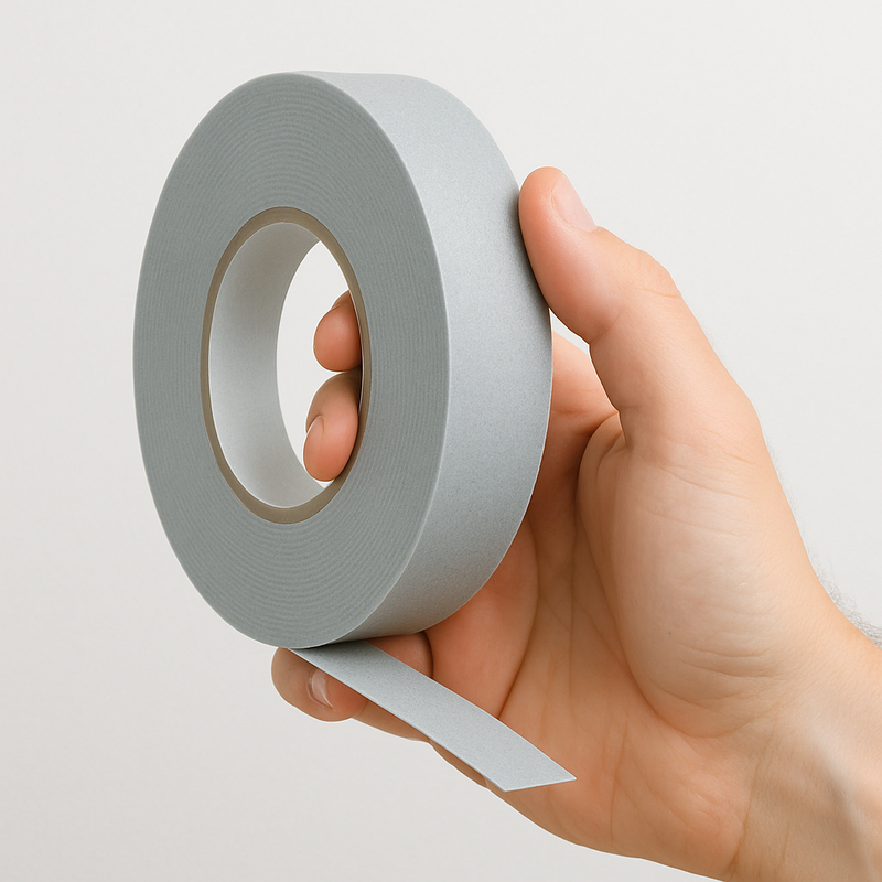 Heavy-Duty Grey Tape 19mm x 1.1mm Extreme Adhesion for Permanent Fixing