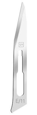 Premium Swann Morton E/11 Surgical Blades Carbon Steel Non-Sterile Box of 100 Professional Grade