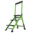 Heavy Duty 3-Step Folding Stool For Electricians And Professional Use - 660mm