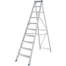 Industrial Grade Aluminium 10-Step Swingback A-Frame Ladder For Commercial Use