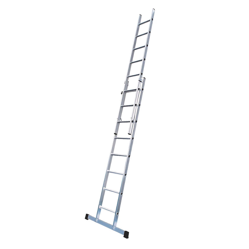 Premium Grade Lightweight Aluminium Double Extension Ladder - 3.85m