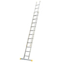 Heavy Duty Aluminum Double Extension Ladder For Industrial Applications - 6.65m