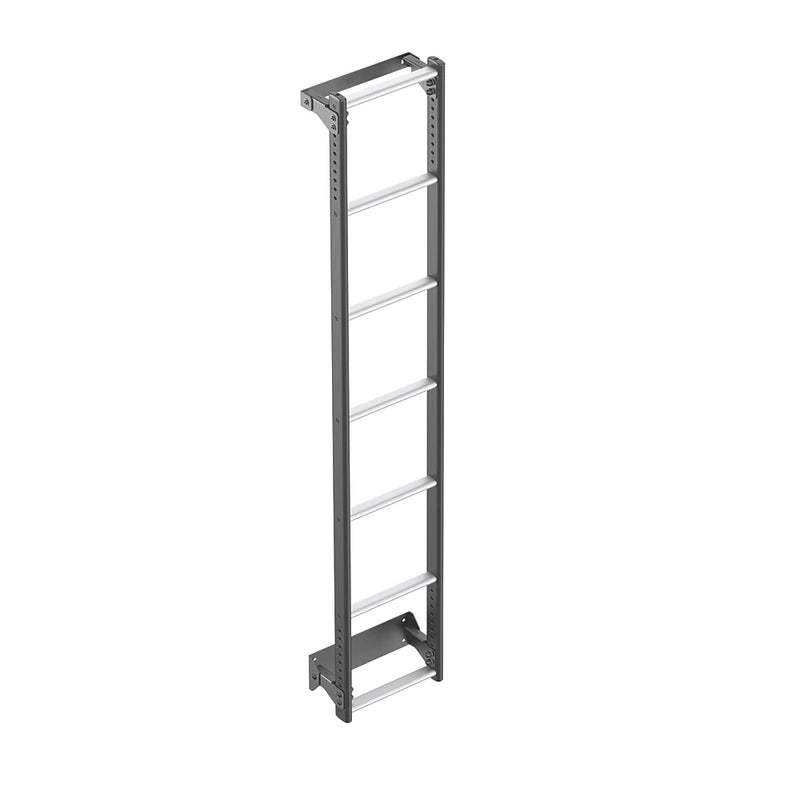 High Durable 7-Step Aluminium Ulti Rear Door Ladder For H3 - 1860mm