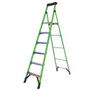 Industrial Grade Fibreglass Lightweight 6-Step Platform Ladder - 1.7m