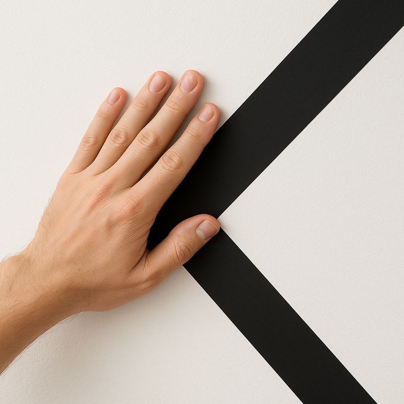 Duty Black Industrial Tape Abrasion-Resistant High-Performance for Sandblasting Outdoor Use