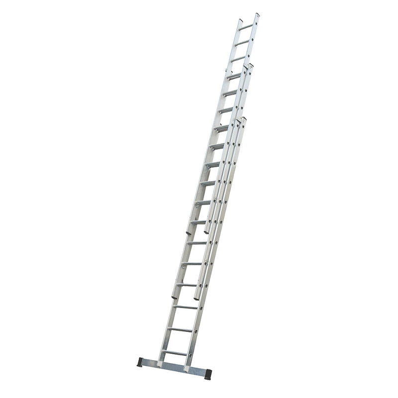 Premium Grade Aluminum Triple Extension Ladder For Professional Use - 8.4m