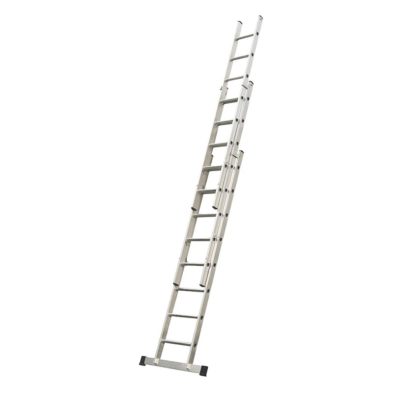 High Impact Aluminium Triple Extension Ladder For Industrial Applications - 5.2m