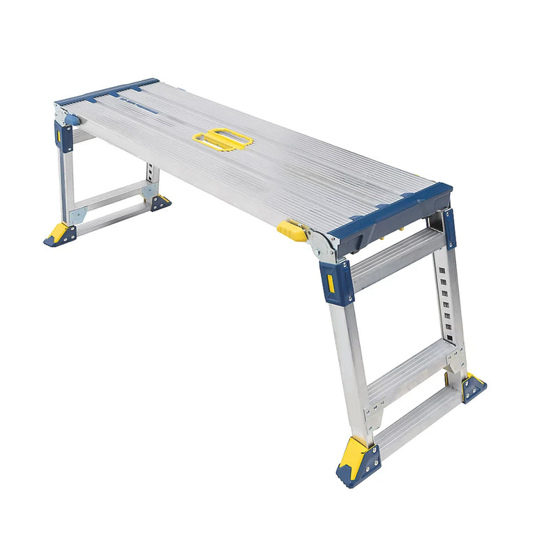 Industrial Quality Lightweight Aluminium Folding Work Platform  - 760mm x 1.17m