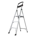 Premium Aluminium Lightweight 3-Step Platform Ladder With Handrail - 1.5m