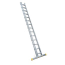 Industrial Grade Aluminium Double Extension Ladder For Trade Work - 7.03m