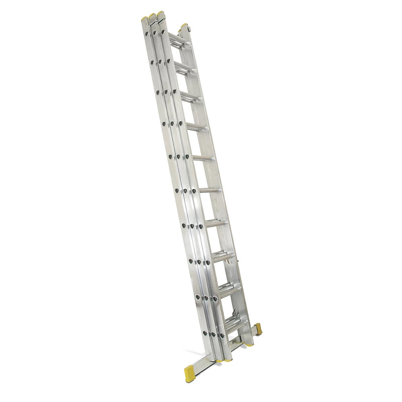 Industrial Quality Aluminium Triple Extension Ladder For Industrial Applications - 6.88m