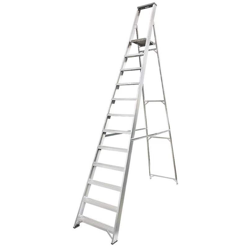 Professional Aluminium 12 Step Platform Ladder For Industrial Use - 3.18m