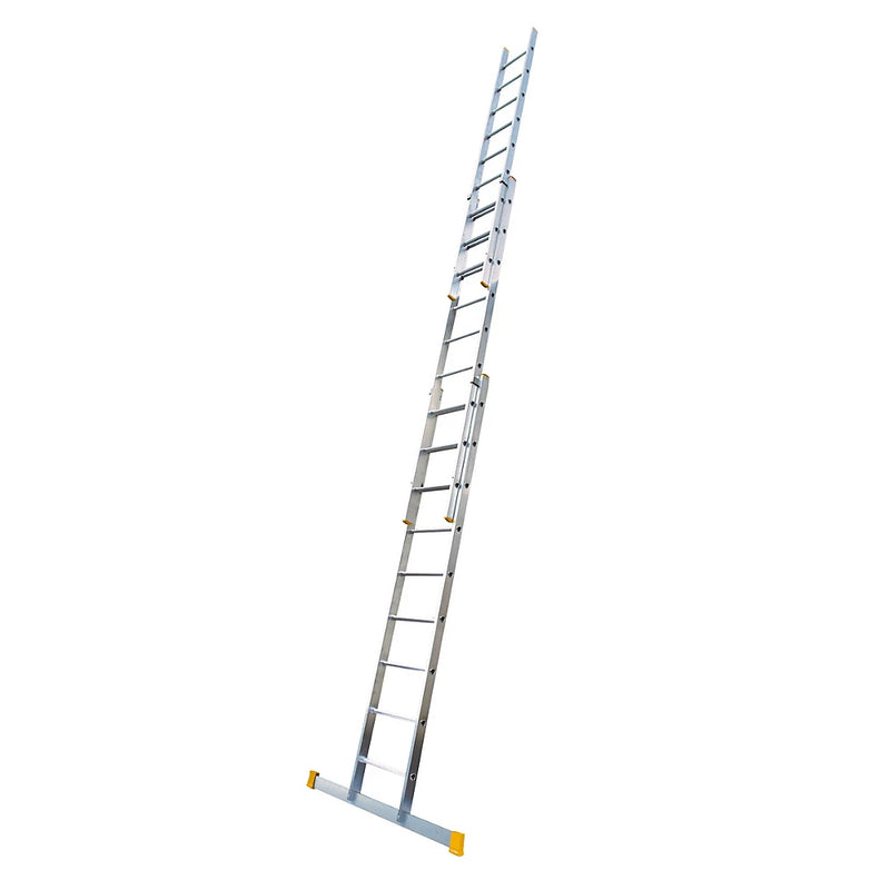 Premium Quality Aluminum Triple Extension Ladder For Industrial Use - 6.1m