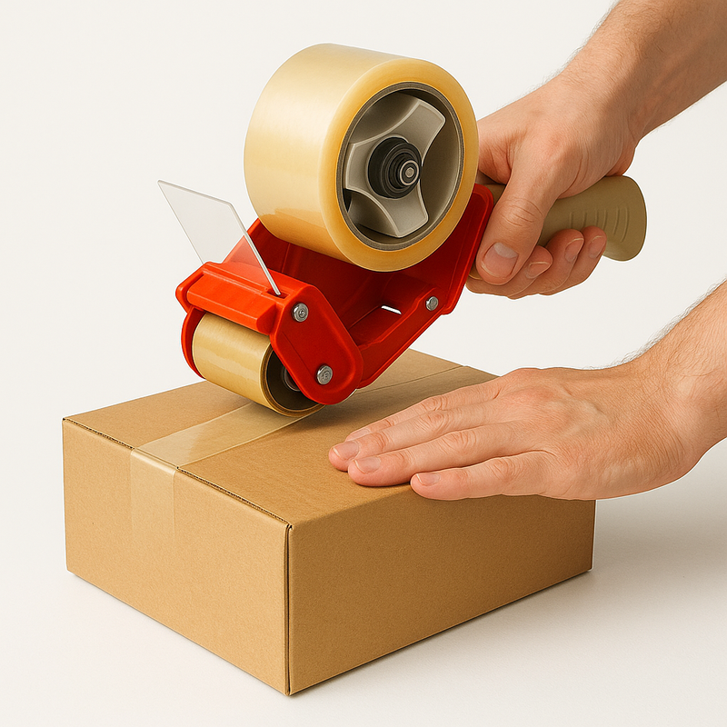 Heavy Duty 132m Tape Dispenser for 50mm 75mm Rolls Premium Construction Effortless Performance