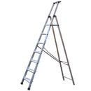 Industrial Quality Aluminum 7-Step Platform Ladder For Regular Use - 2.19m