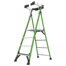 Heavy Duty Fibreglass 4-Step Platform Step Ladder For Commercial Use - 2.01m
