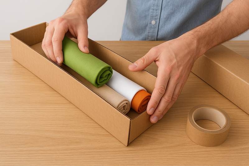 Heavy-Duty Long Cardboard Boxes Single Wall Top Opening Cartons for Storage Shipping