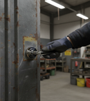 Premium Door Lever on Round Rose with Return to Door Design and Multiple Finish Options