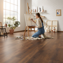 Premium 10mm Handscraped Moisture Resistant Laminate Flooring in Various Colors - Ideal for Bathrooms and Kitchens