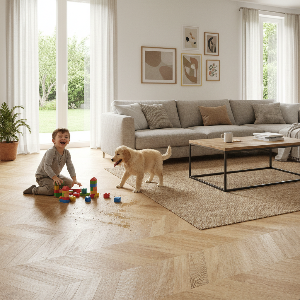 Water-Resistant 8mm Laminate Flooring with Ultra Matt Finish