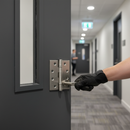 Fire Rated Ball Bearing Hinge Pair 102mm - Satin Stainles...