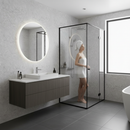 Grey Concrete PVC Waterproof Wall Panelling - Mould-Resis...