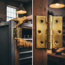 76mm (3'') Ball Bearing Hinge with Polished Brass Finish