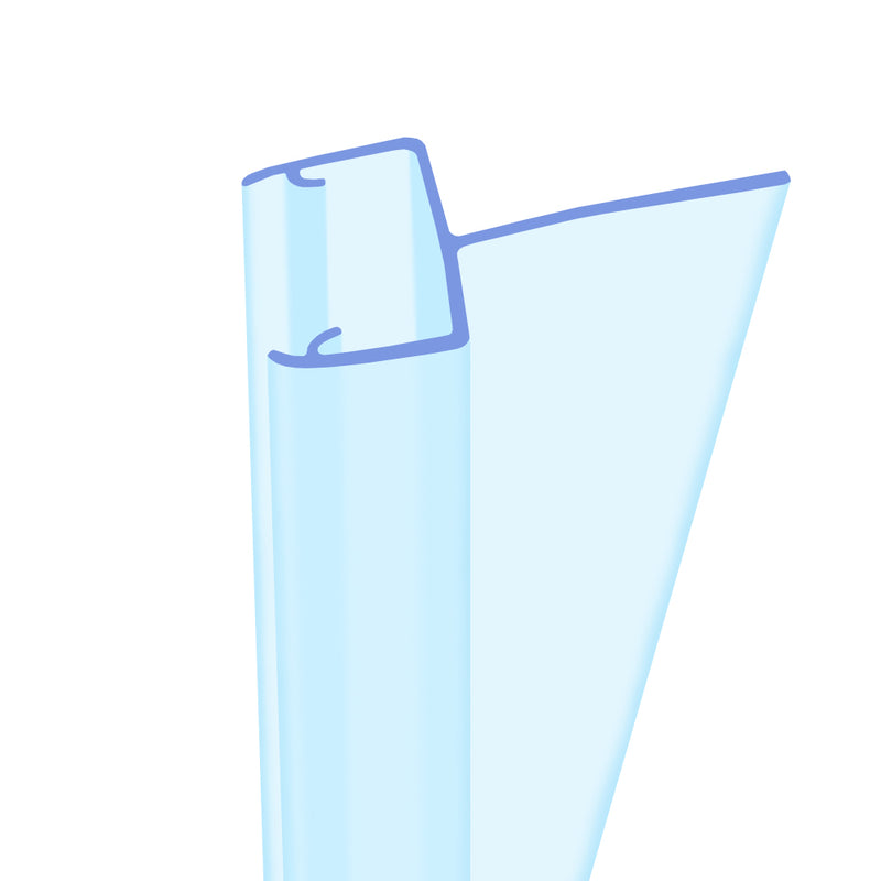 Premium SEAL174 Tapered Shower Seal for 8mm Glass