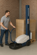 High-Performance Robot Master Pallet Wrapper Self-Propelled Smart Controls 2200mm Wrap Height