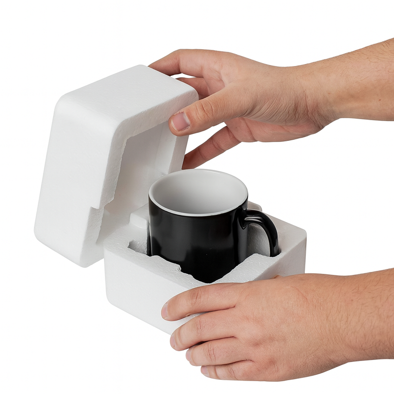 Premium Polystyrene Mug Boxes Shockproof Lightweight Secure Packaging for Safe Mug Shipping