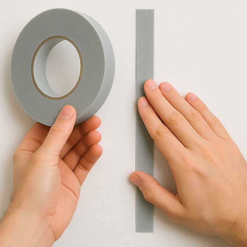 Heavy-Duty Grey Tape 19mm x 1.1mm Extreme Adhesion for Permanent Fixing