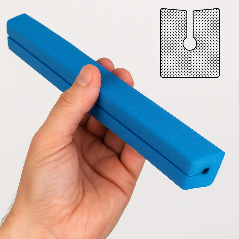 High-Performance Nomapack Foam Profile 33x26mm For Glass 3–6mm Reinforced Channel Options