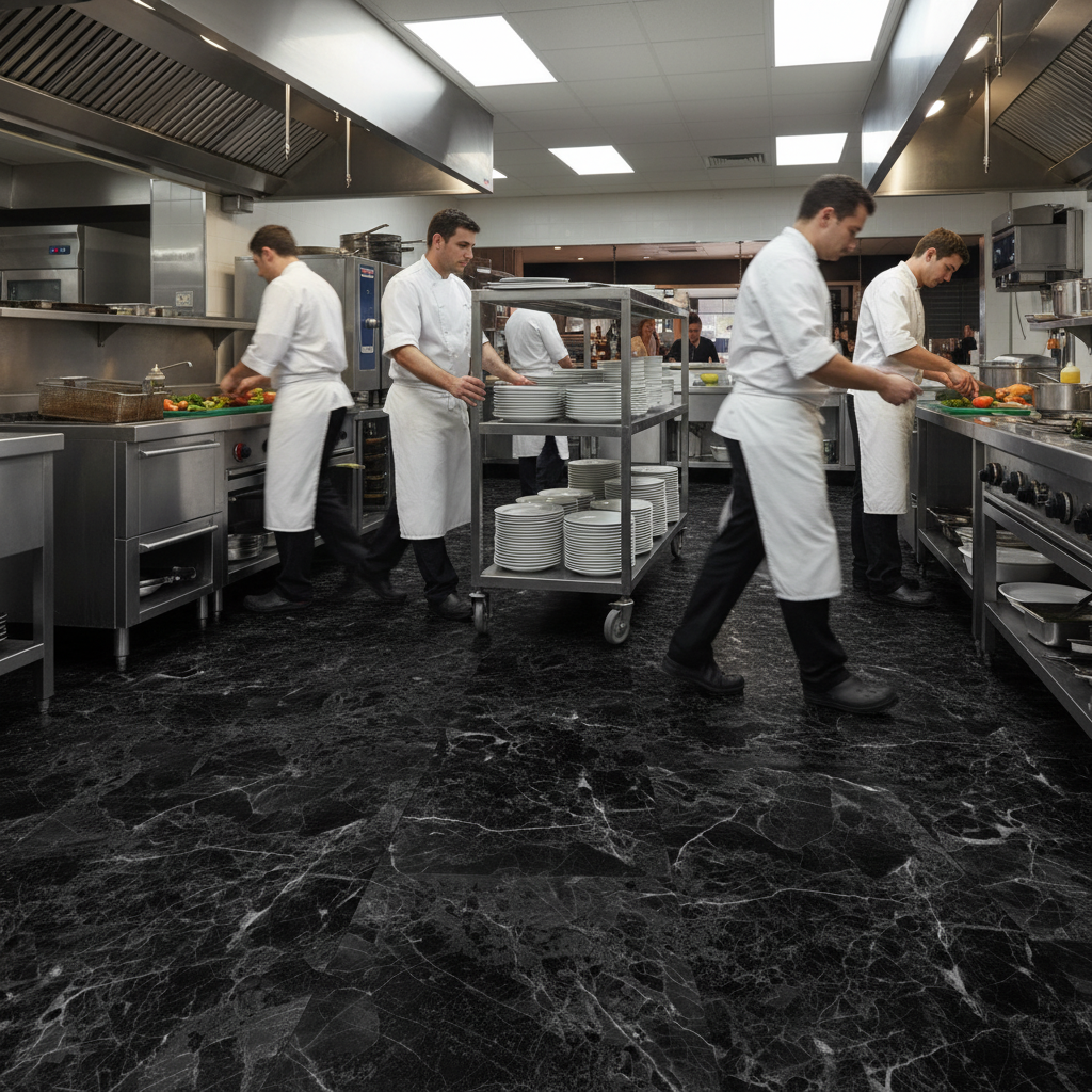 Premium 5mm Rigid Core Vinyl Flooring with Waterproof Surface and Easy Click Installation System