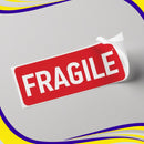 Premium FRAGILE Parcel Labels Self-Adhesive Easy-Apply Bold Print Must-Have for Shippers