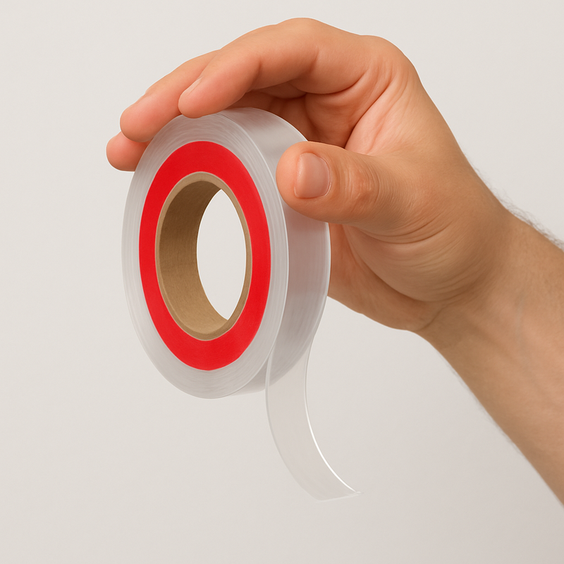 3M Heavy-Duty Clear Tape 25mm x 33m High-Performance Invisible Mounting Power