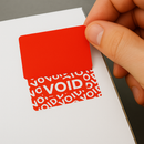 TAMPERSAFE Security Labels Tamper Evident VOID Message Red/Blue