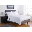 Comfort Percale Flat Sheets White