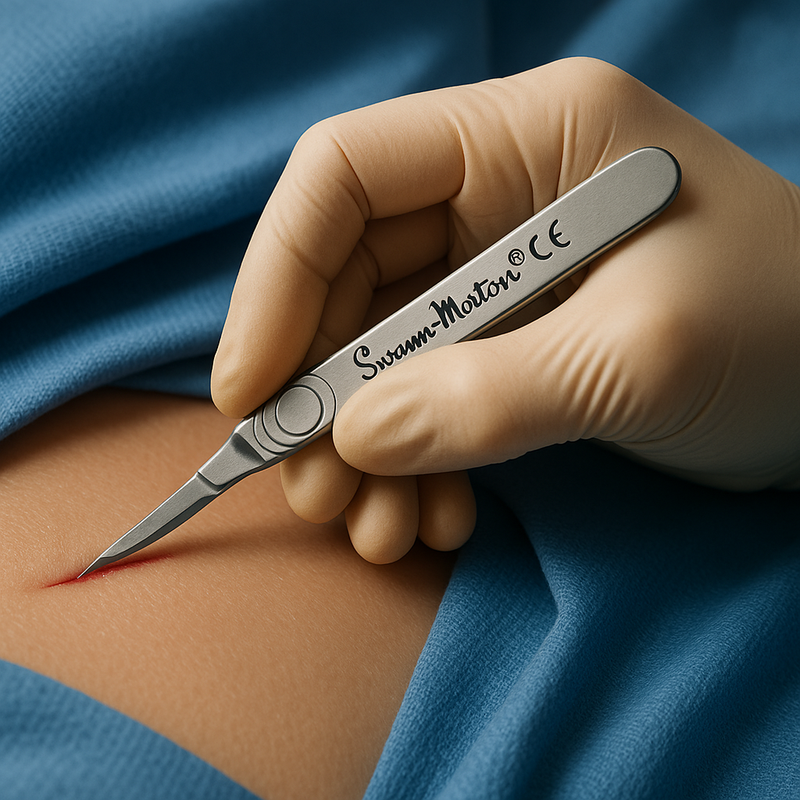 Handle (Box of 10) Durable Stainless Steel Precision Surgical Instrument Product