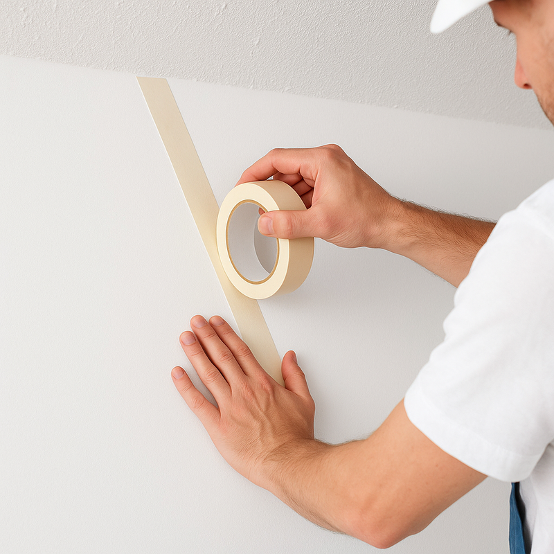 Premium Masking Tape Heat-Resistant Clean Removal Drafting Aluminum Safe