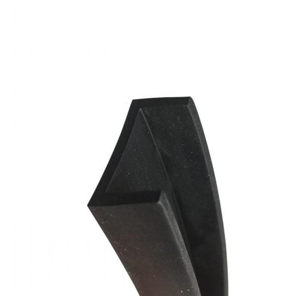 Durable EPDM Rubber Heavy-Duty U Channel Edge Trim 24.2mm x 12mm for Wood, Metal and Plastic